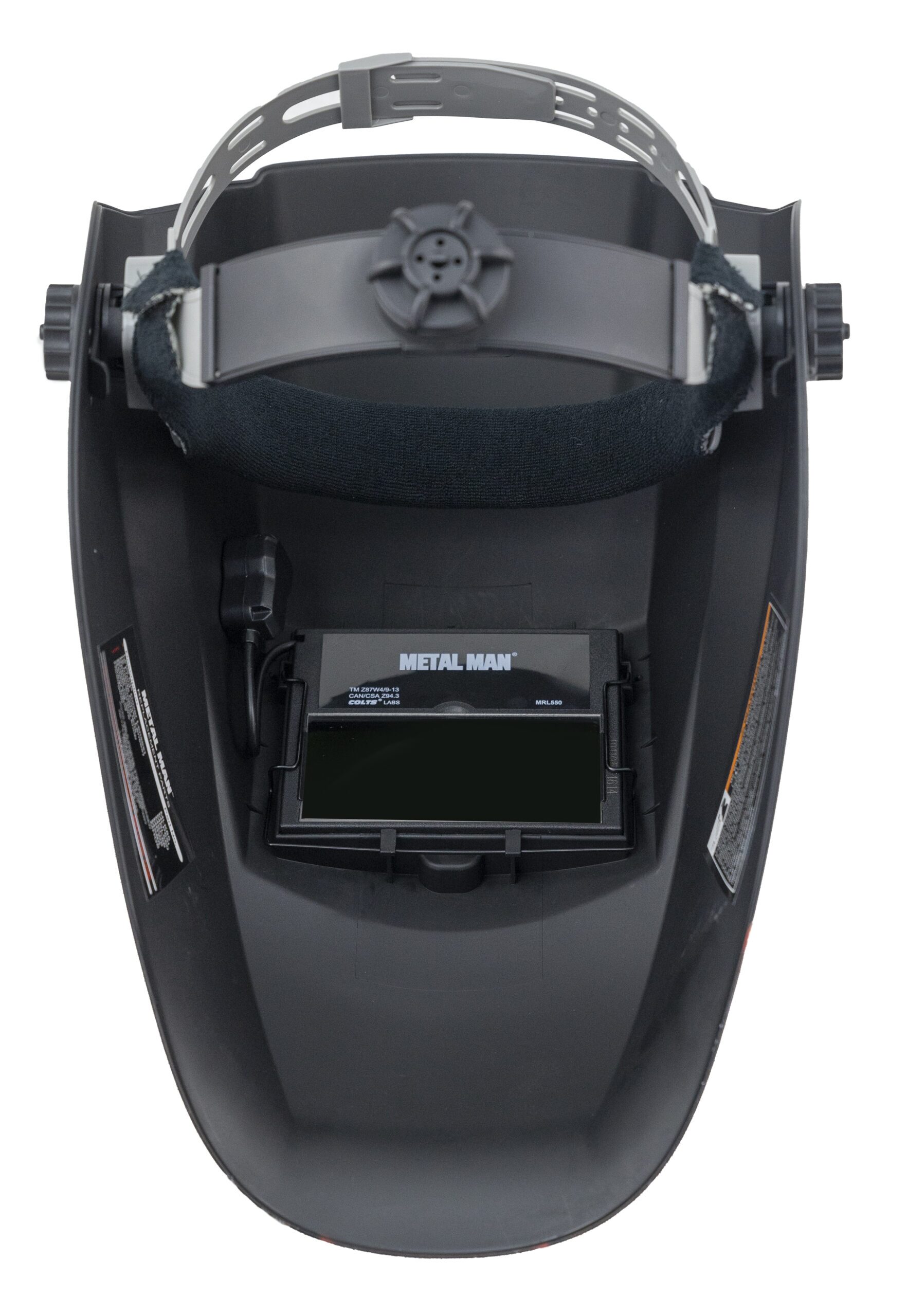 ARF8550SGC Auto Darkening Welding Helmet - Red Real Flame - Metal