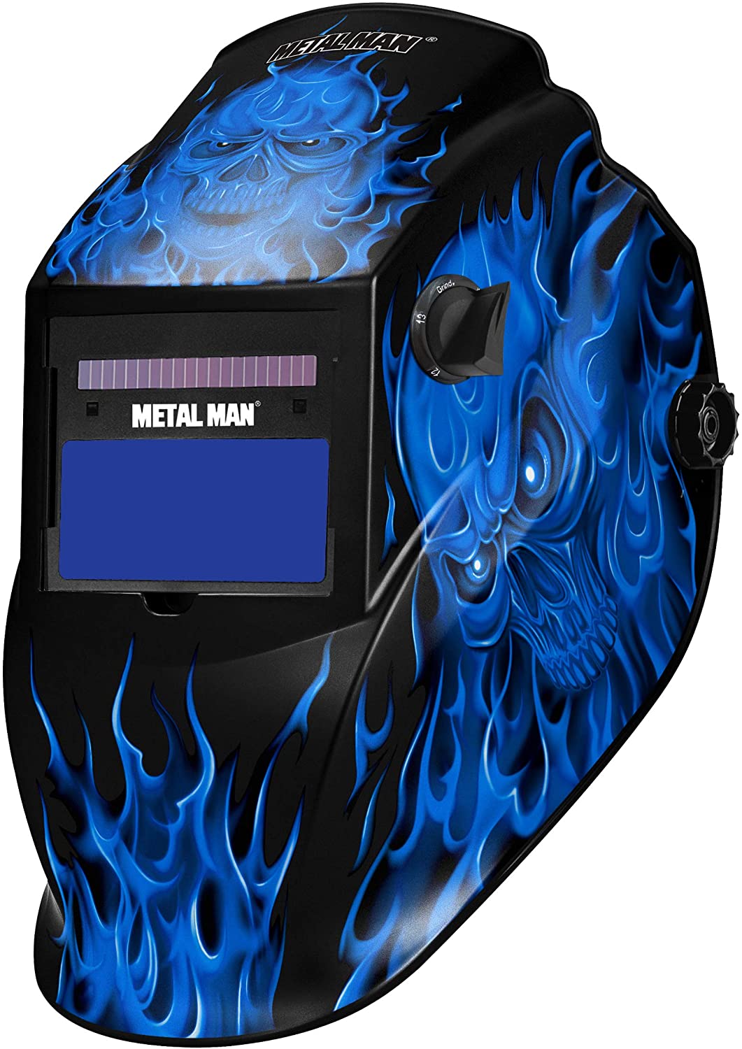 ASF8650SGC Auto Darkening Welding Helmet - Blue Skull ASF8650SGC Auto Darkening Welding Helmet - Blue Skull