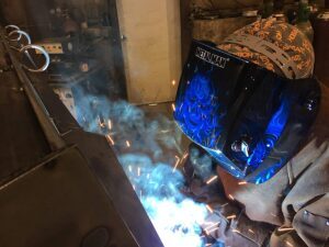 ASF8650SGC Auto Darkening Welding Helmet - Blue Skull ASF8650SGC Auto Darkening Welding Helmet - Blue Skull