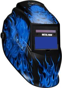 ASF8650SGC Auto Darkening Welding Helmet - Blue Skull ASF8650SGC Auto Darkening Welding Helmet - Blue Skull