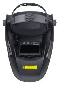 AB8735SGC Big Window 8735 Auto Darkening Welding Helmet - Black