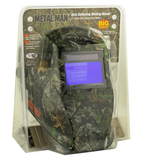 AOC8735SGC Big Window 8735 Auto Darkening Welding Helmet - True Timber Camo