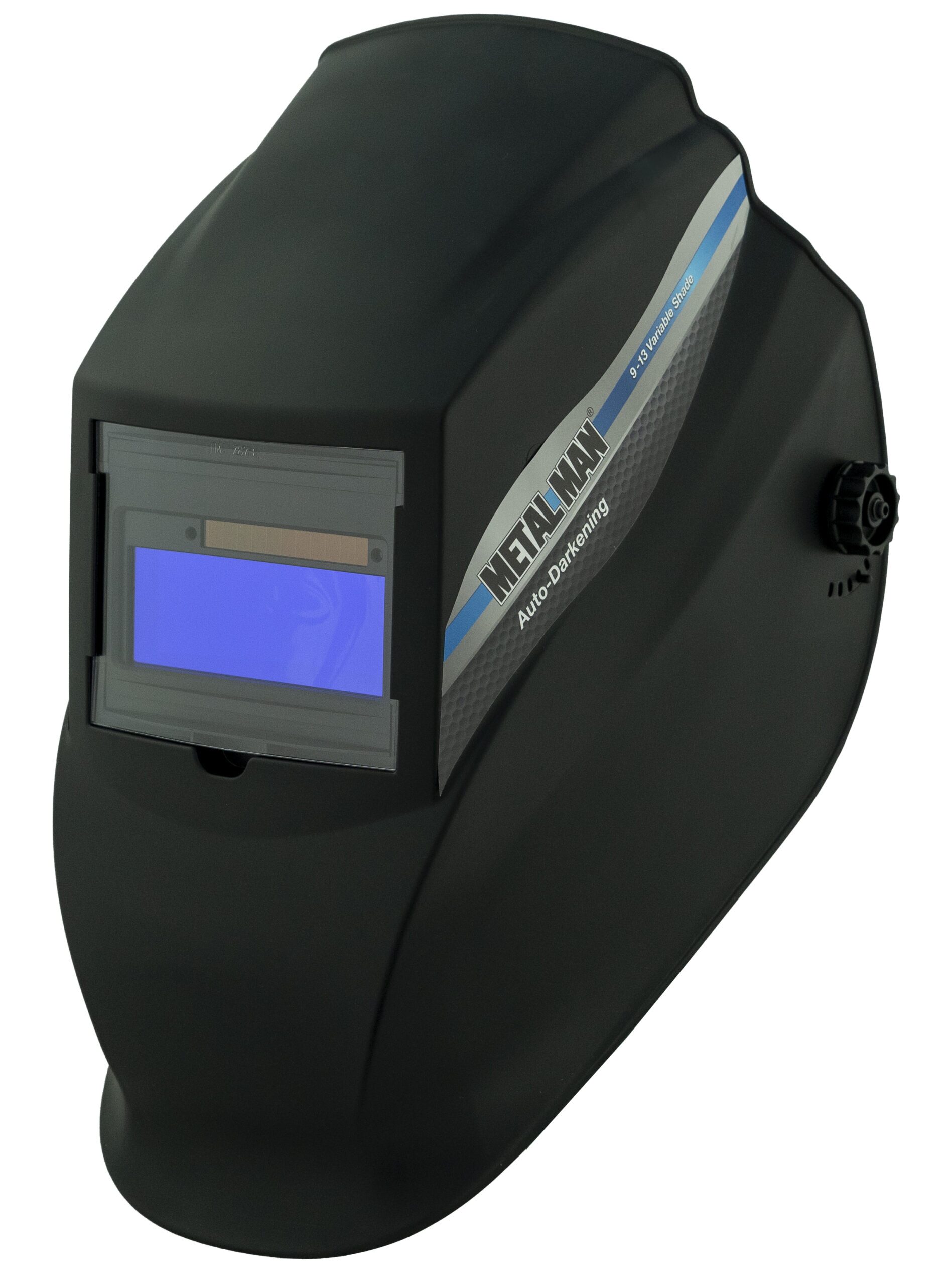 AB8100SC Auto Darkening Welding Helmet - Black - Metal Man