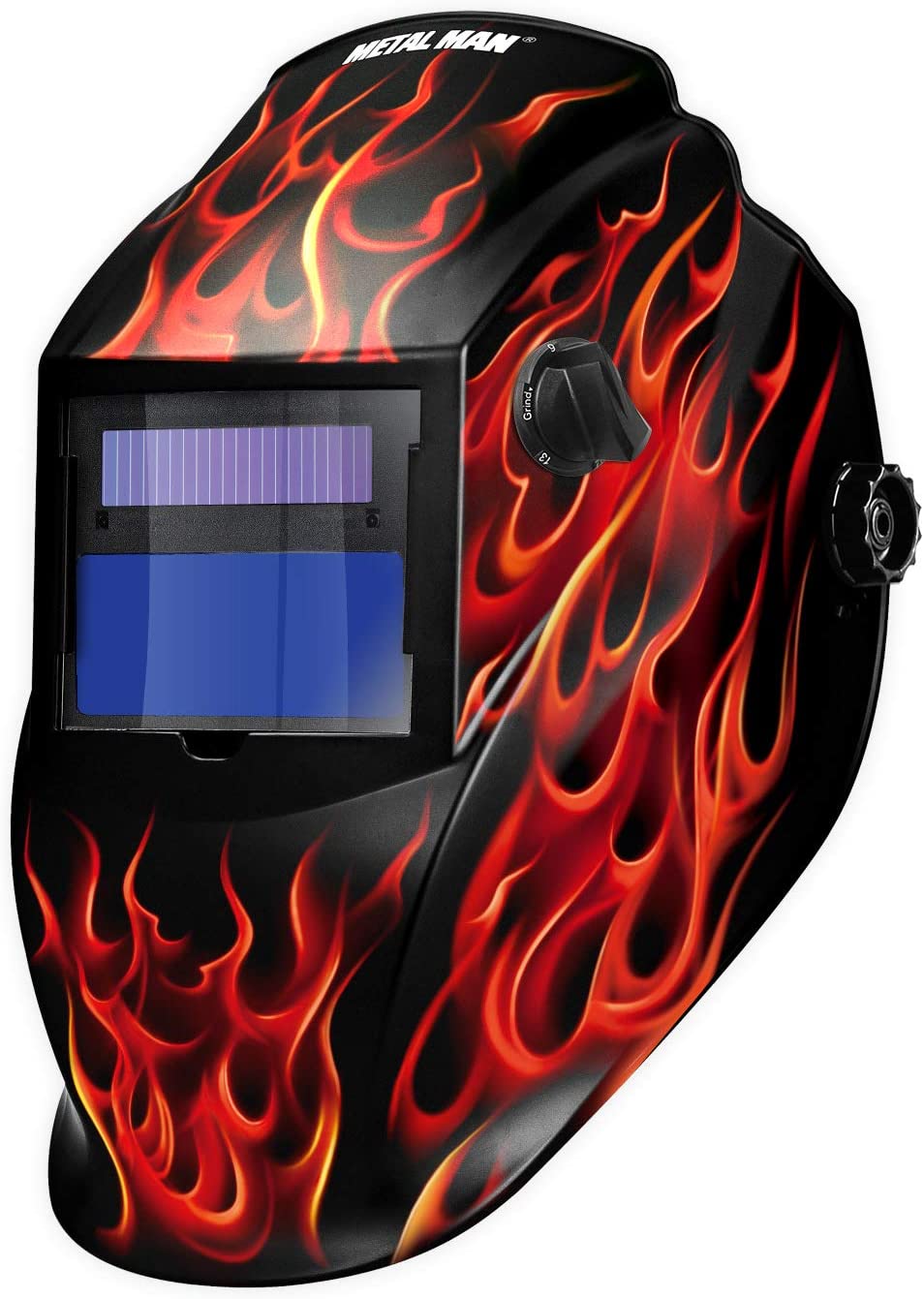 ARF8550SGC Auto Darkening Welding Helmet - Red Real Flame