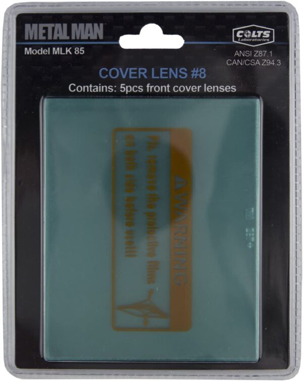 Metal Man MLK85 - Front Protective Cover Lens (5 Pack)