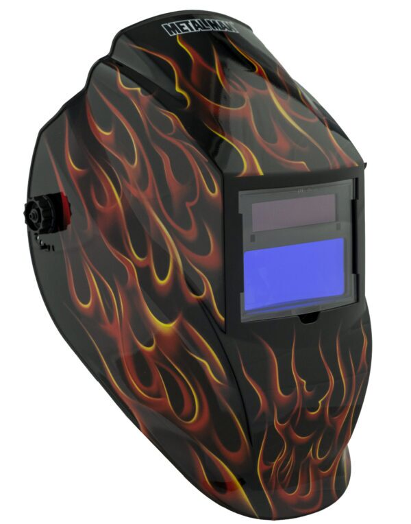 ARF8550SGC Auto Darkening Welding Helmet - Red Real Flame