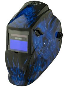 ASF8650SGC Auto Darkening Welding Helmet - Blue Skull